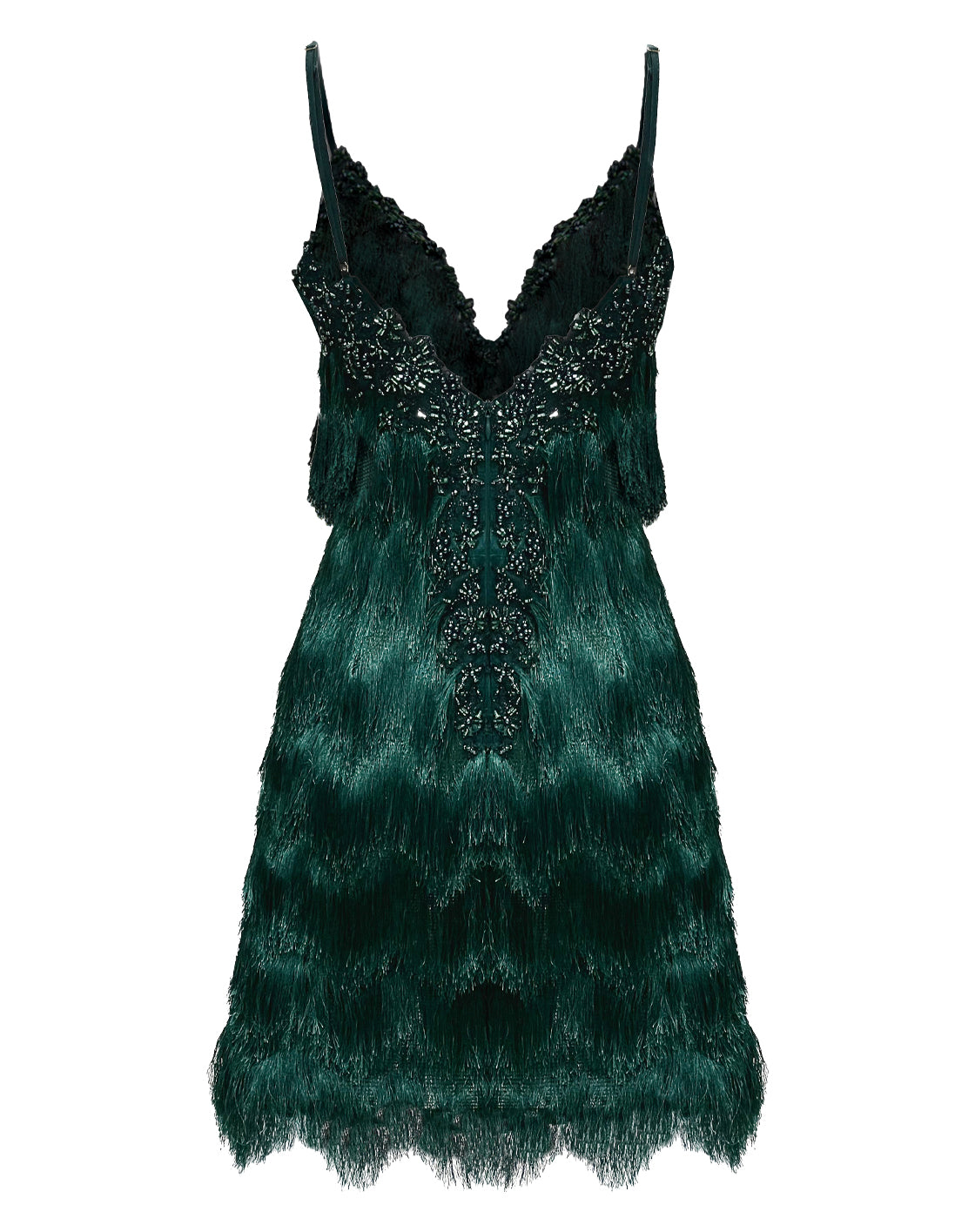 Gatsby Cocktail Dress Emerald  Angelika Jozefczyk 2