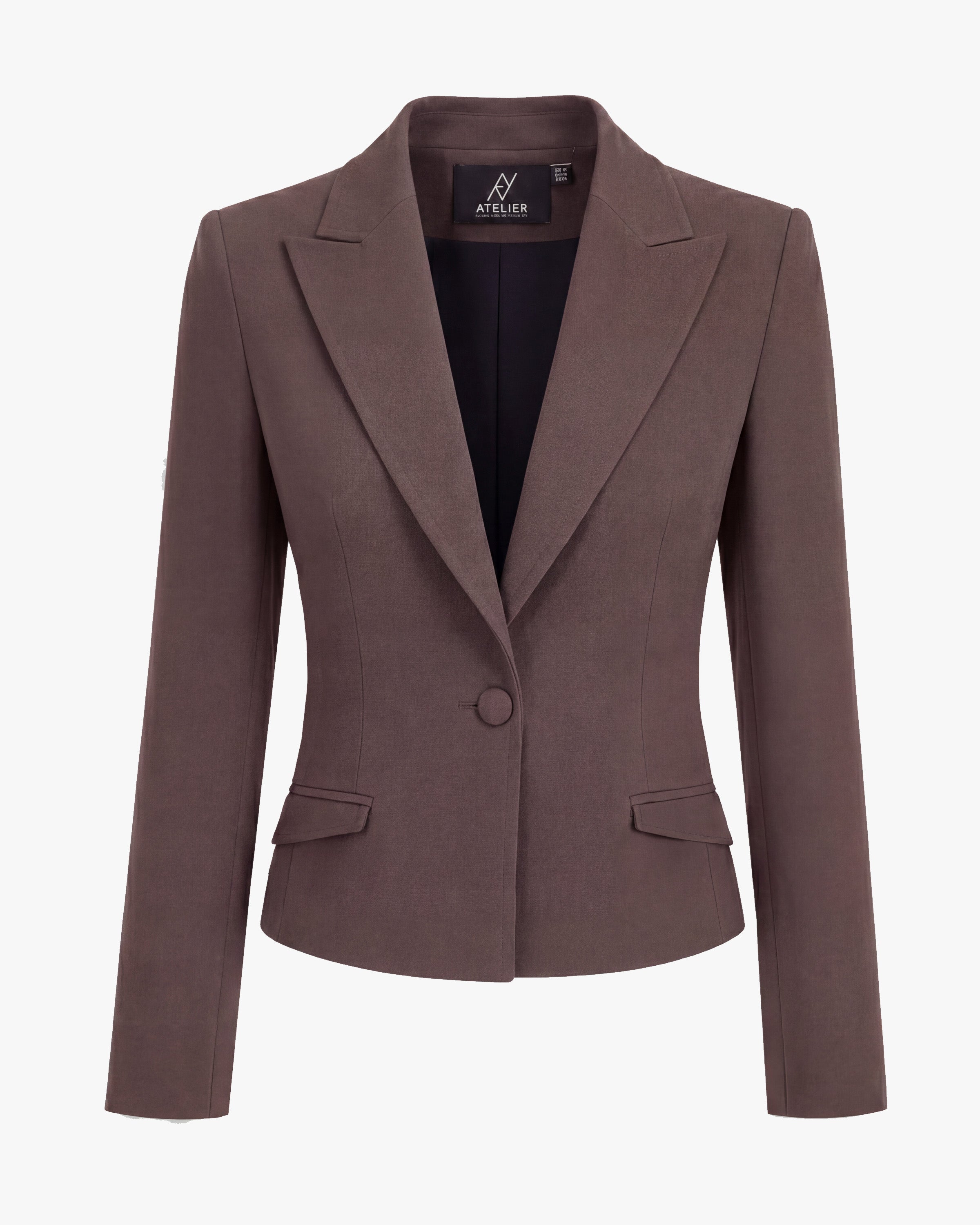 Glam Blazer Truffle Brown