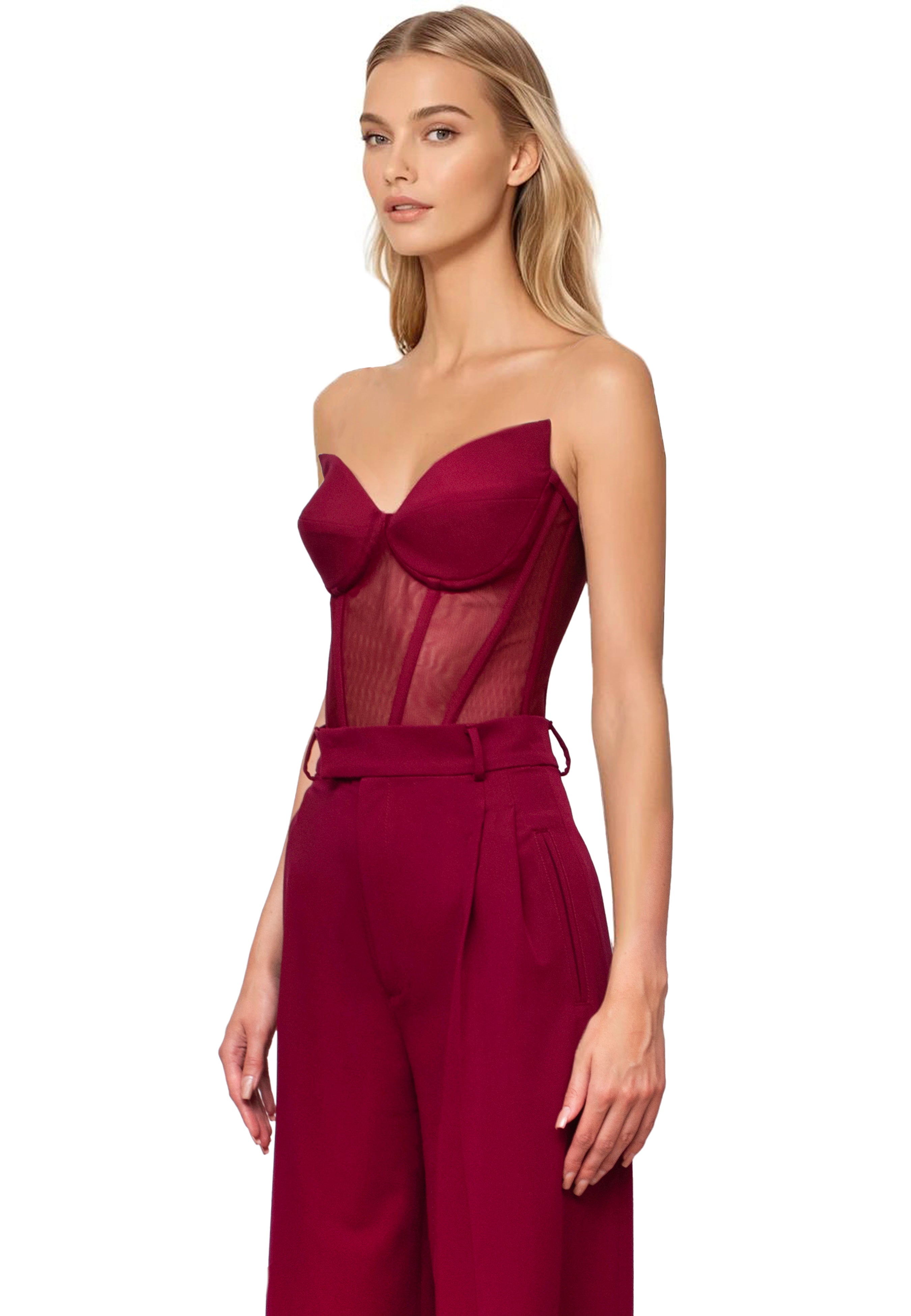 Viscose & Tulle Corset – Glam Witch Collection