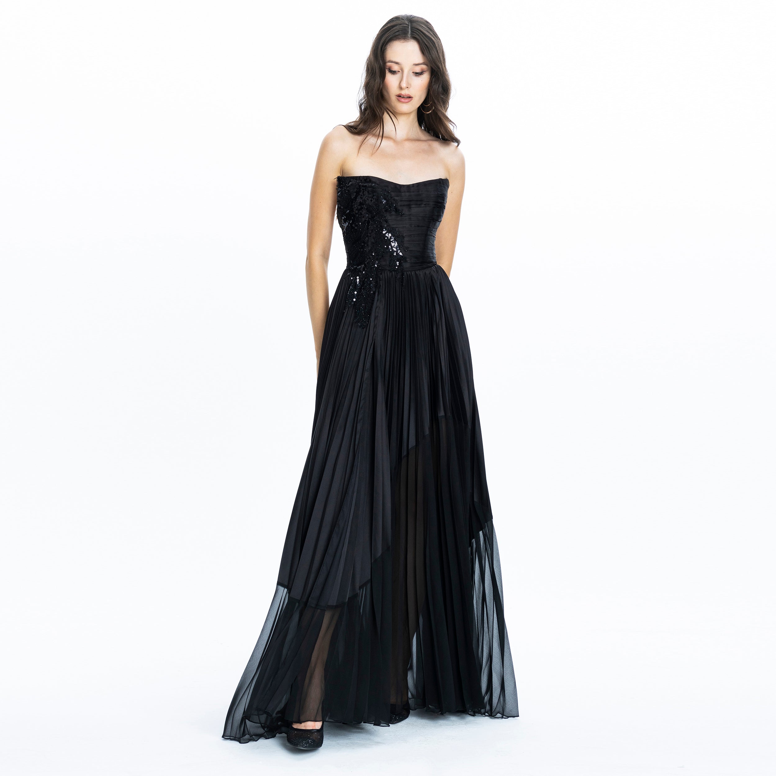 Pauline Evening Gown Black