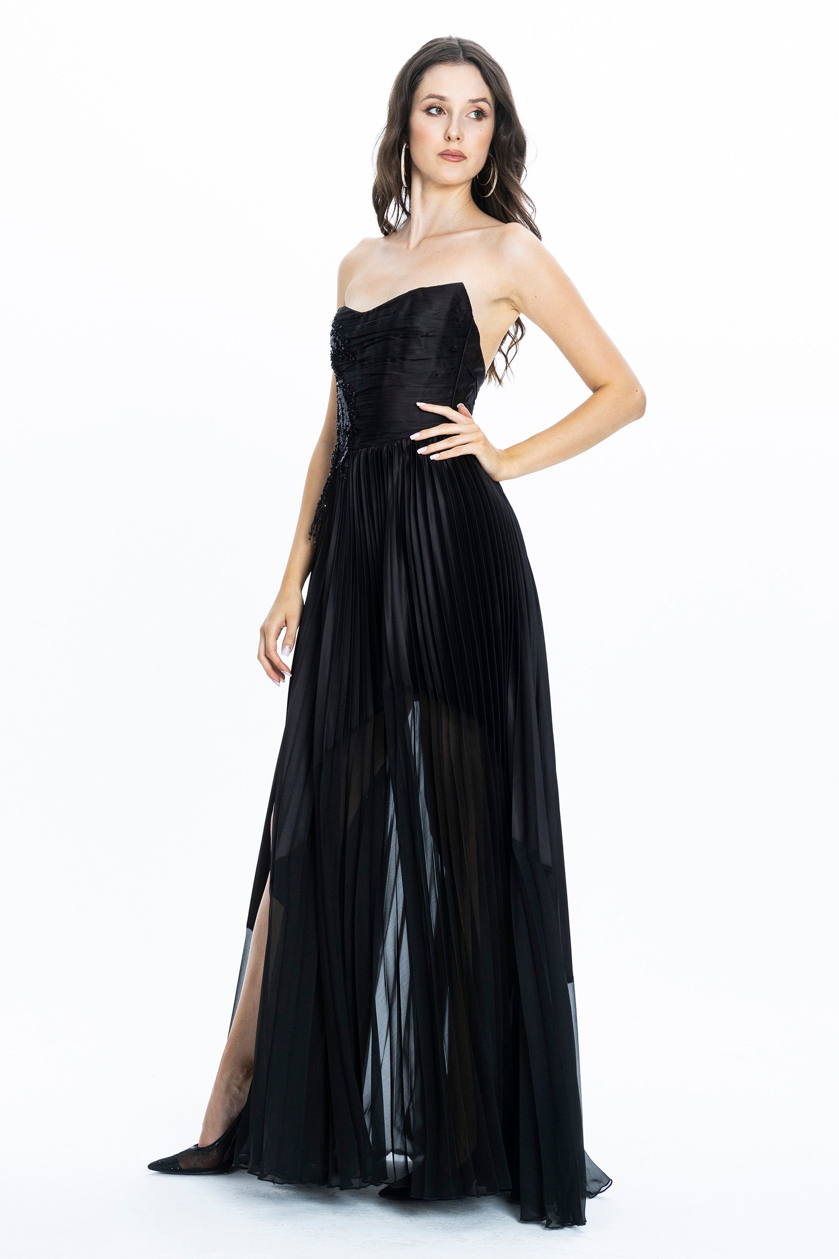 Pauline Evening Gown Black