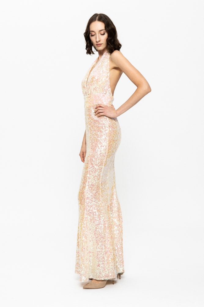 Lana Evening gown Champagne Gold