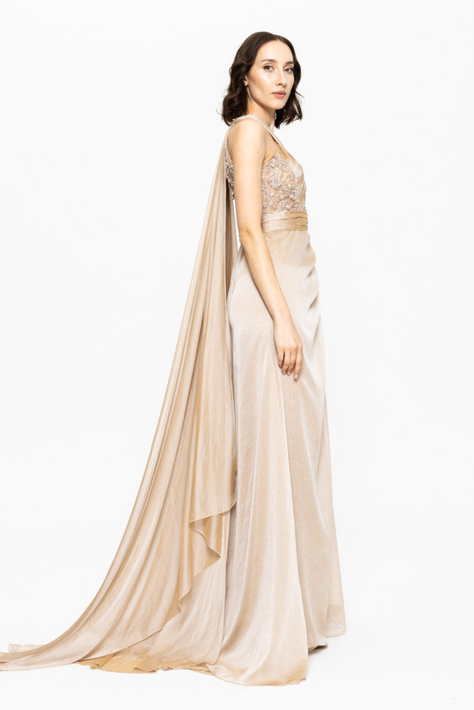 ANGELIKA JÓZEFCZYK Desiree Dress designer dress gold evening gown