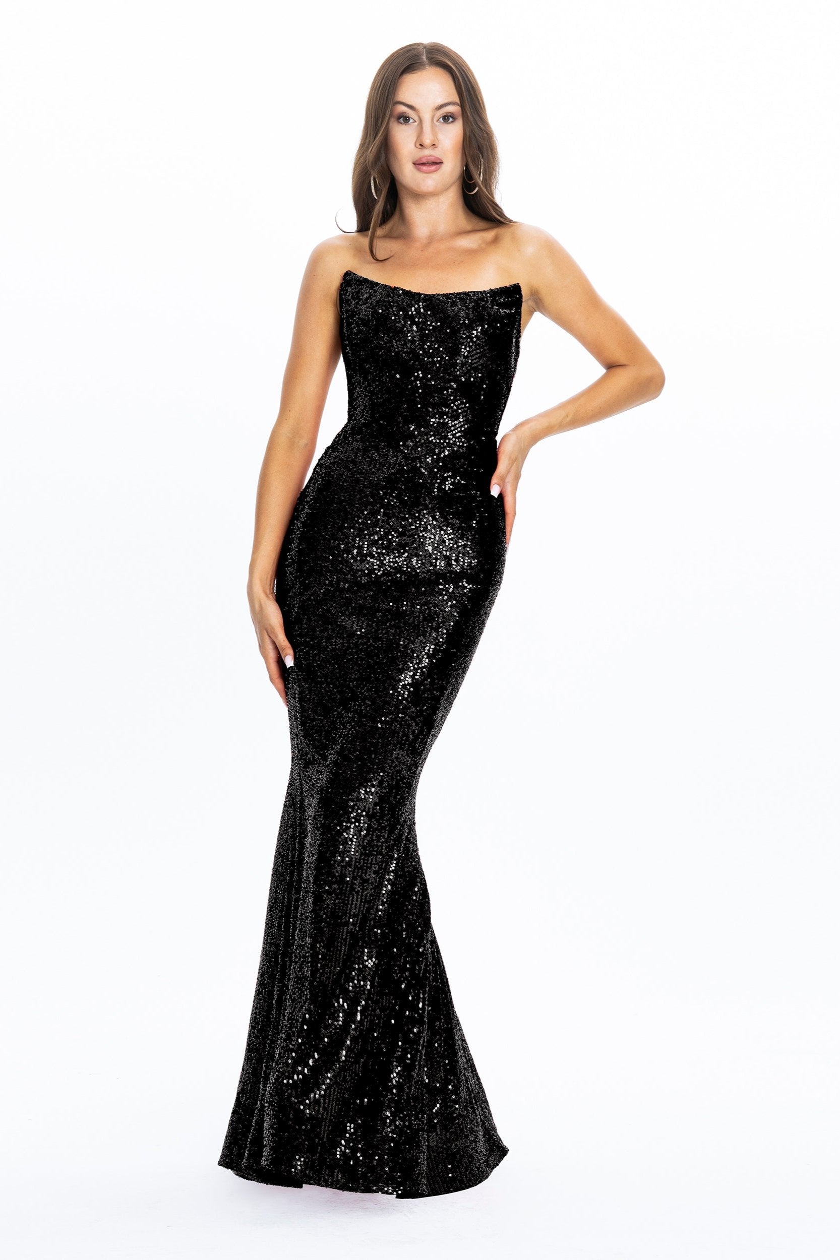 Merlin Evening Gown Black