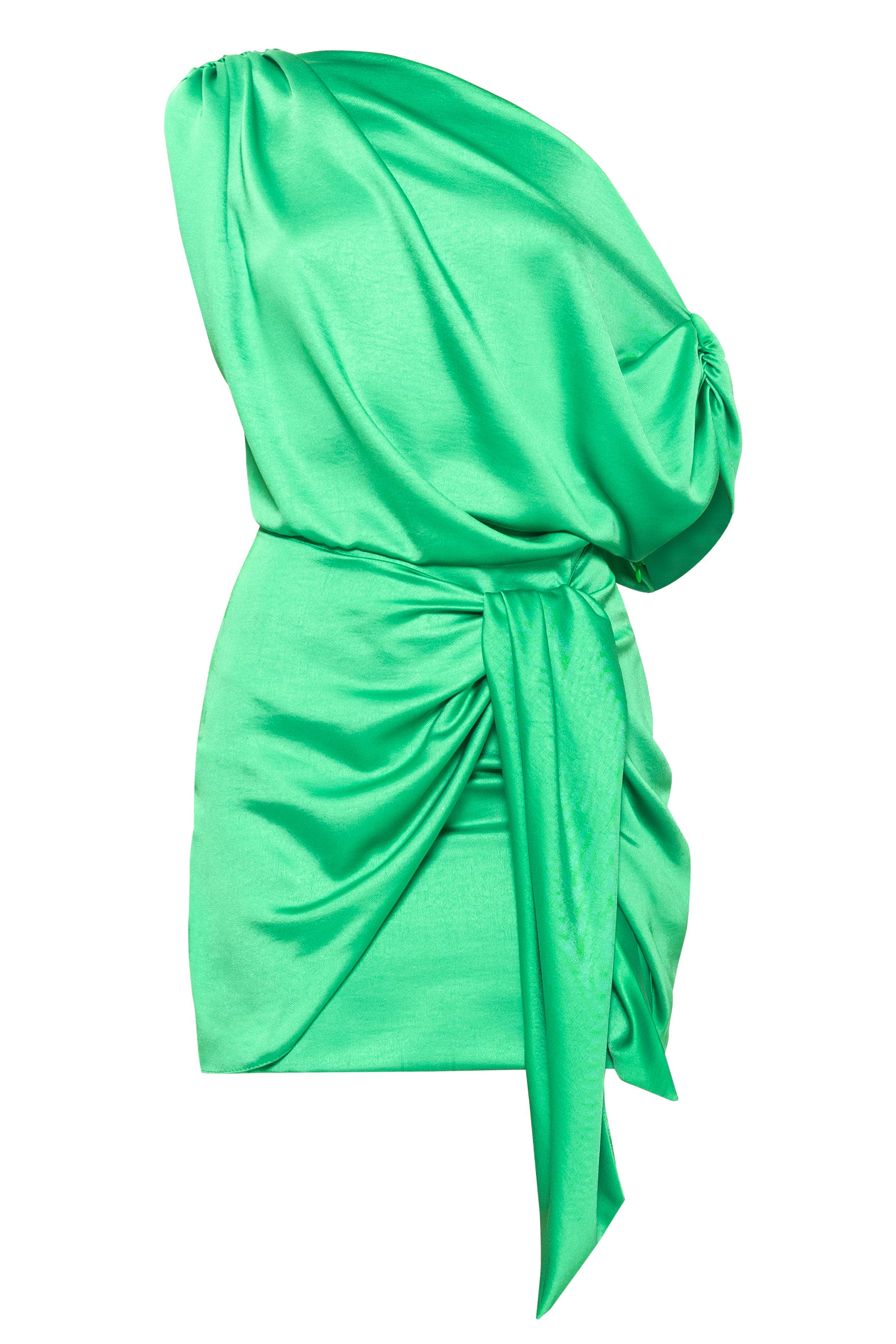 Robe drapée Sofia Vert émeraude
