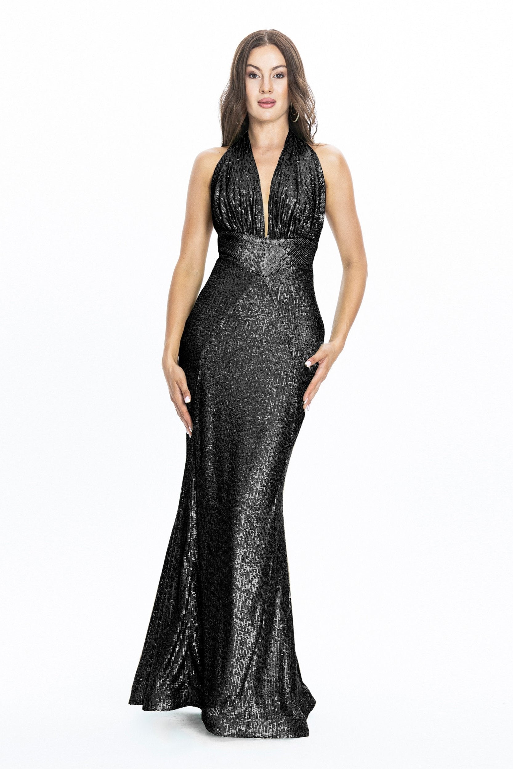 Monroe Evening Gown Black Angelika Jozefczyk 1