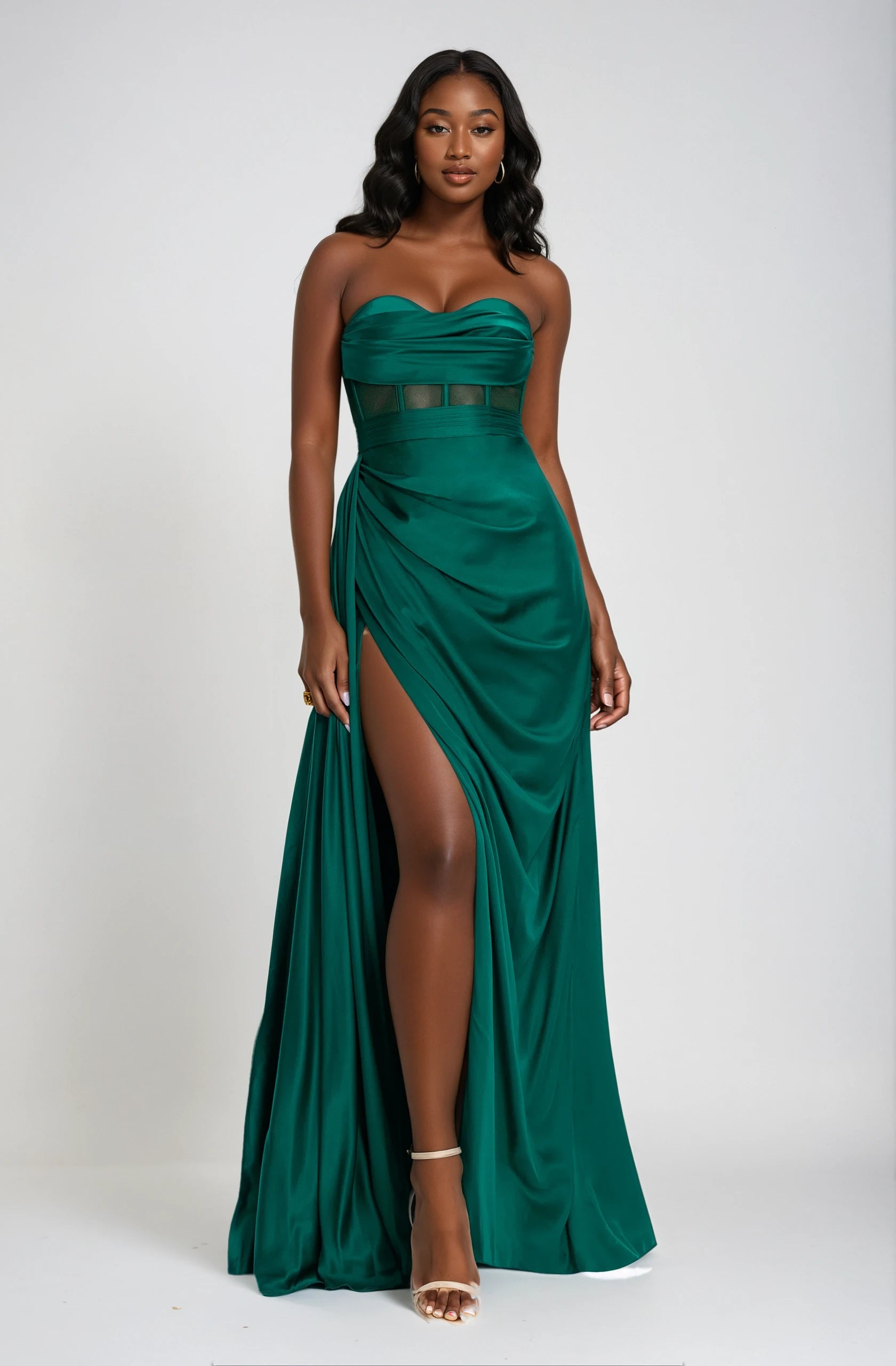 Napoli Corset Evening Gown Emerald Angelika Jozefczyk 1 