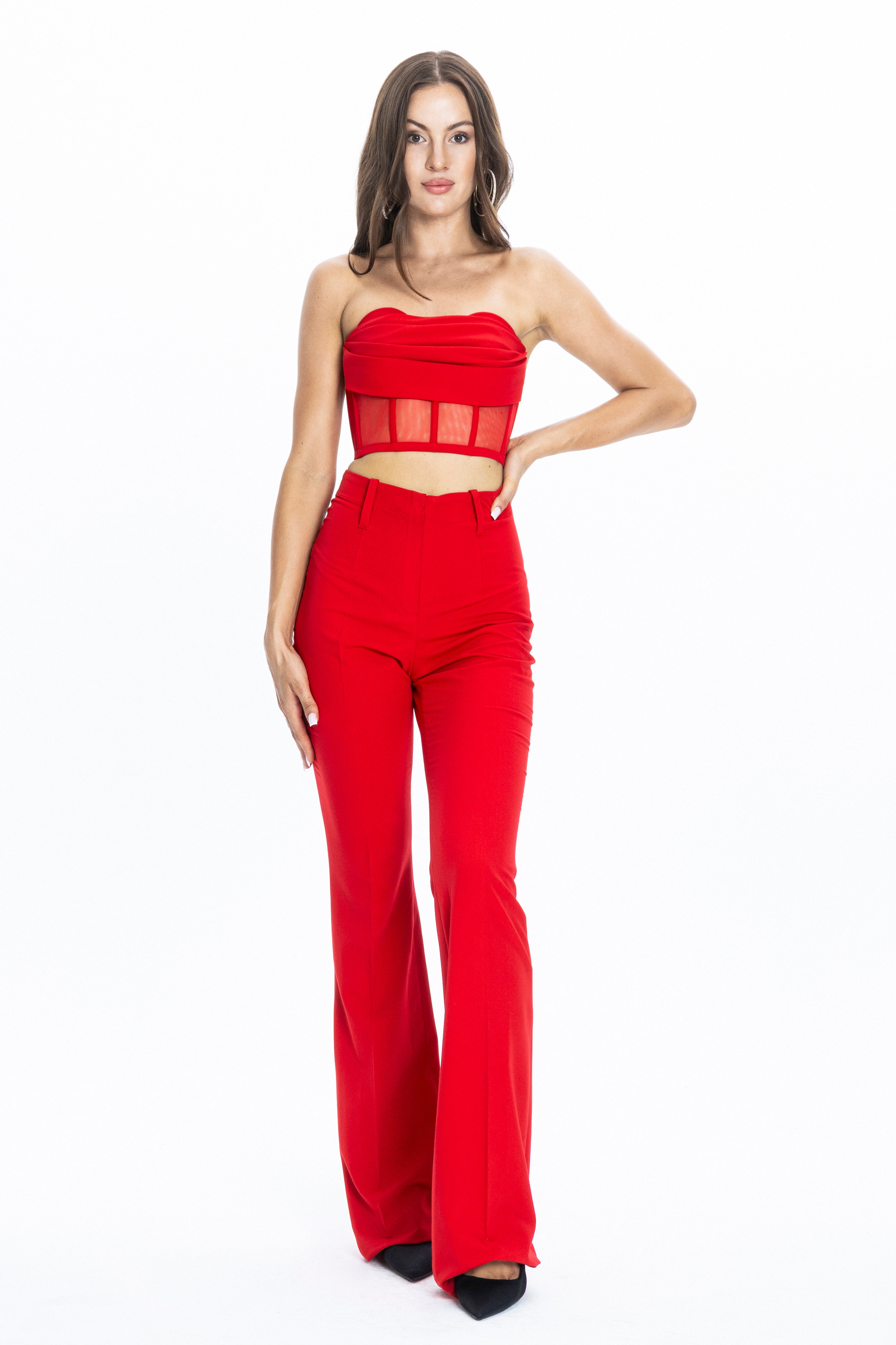 Corset Top Palermo Red