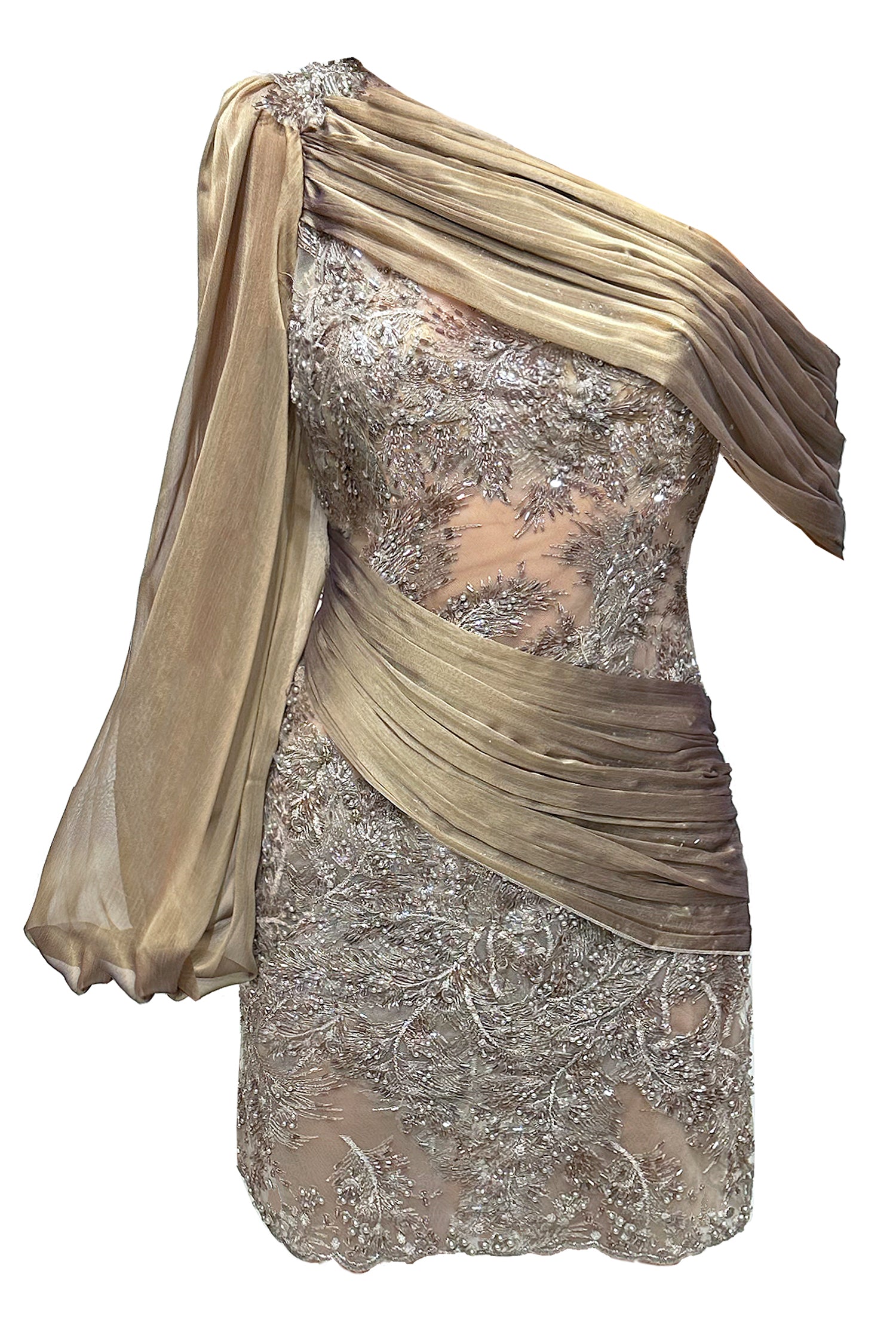 Safiyaa Embellished Mini Dress
