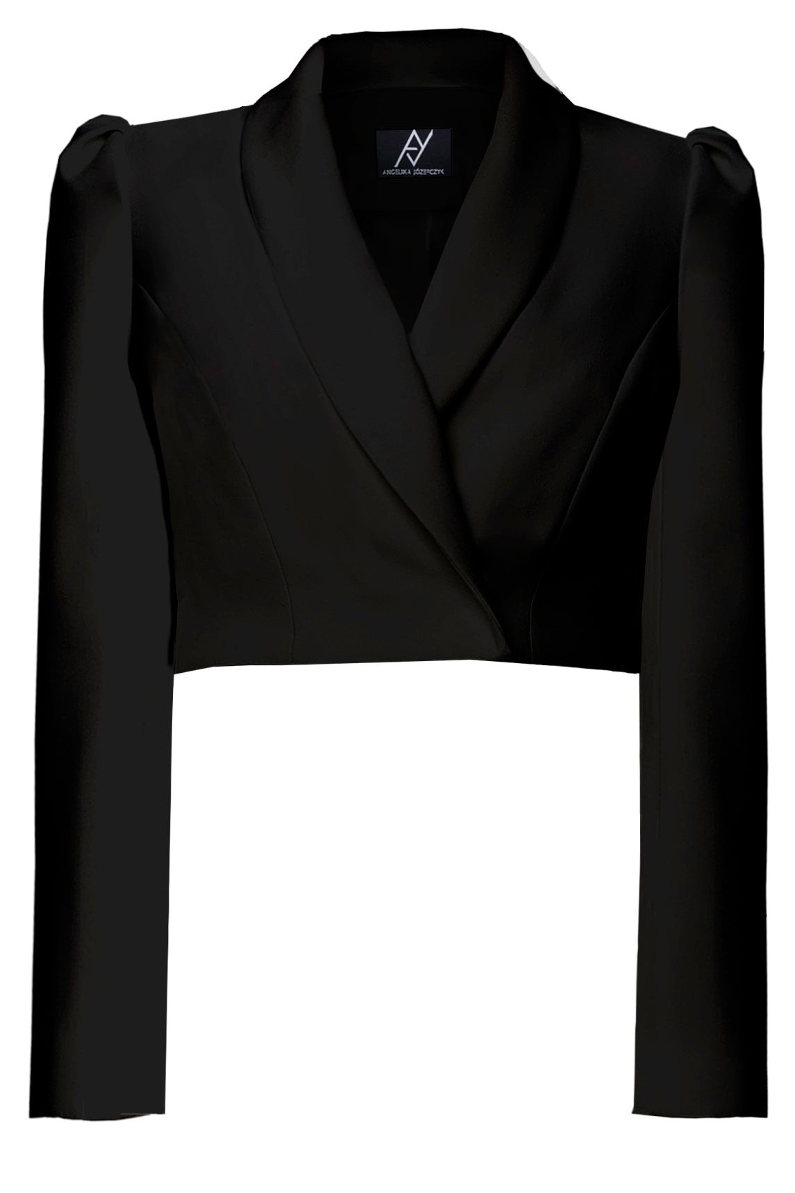 Sanremo Cropped Blazer Black Angelika Jozefczyk