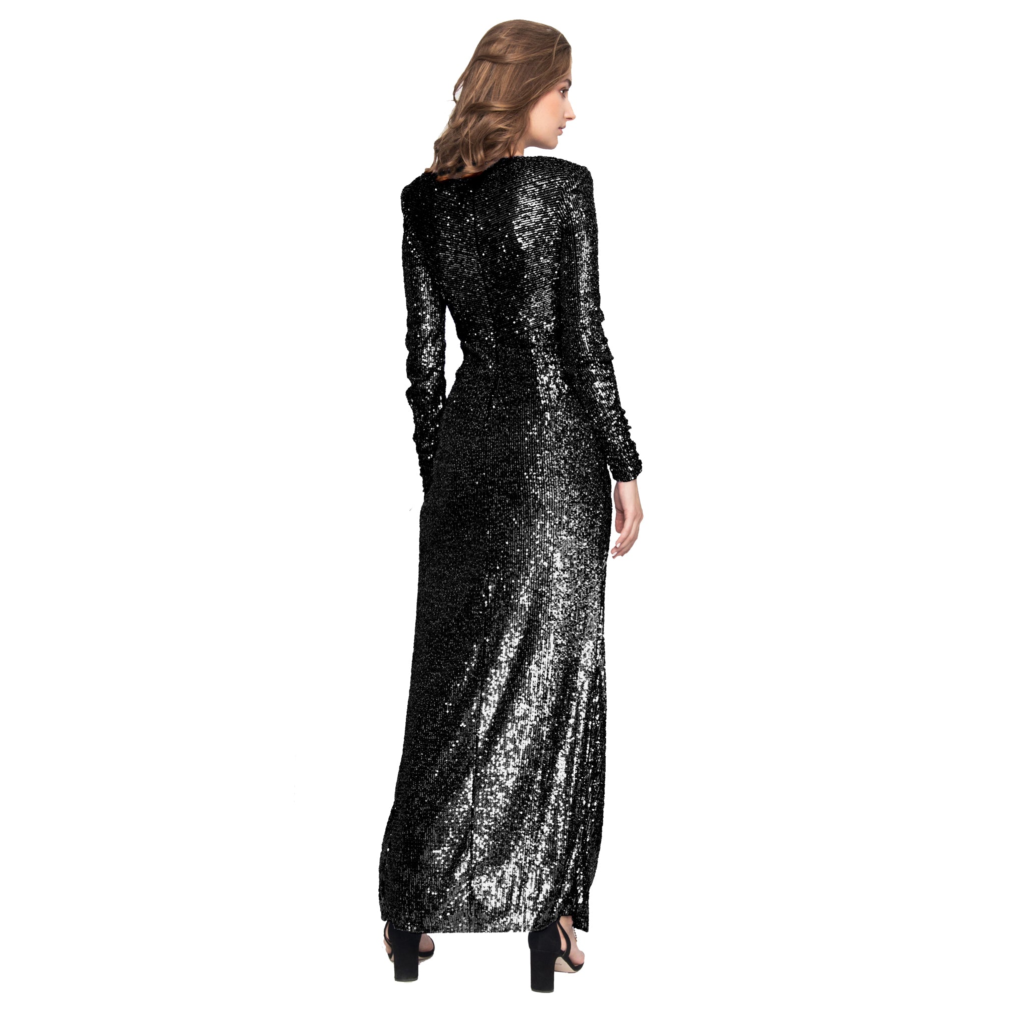 Sequinned Evening Dress Gloria Black 2