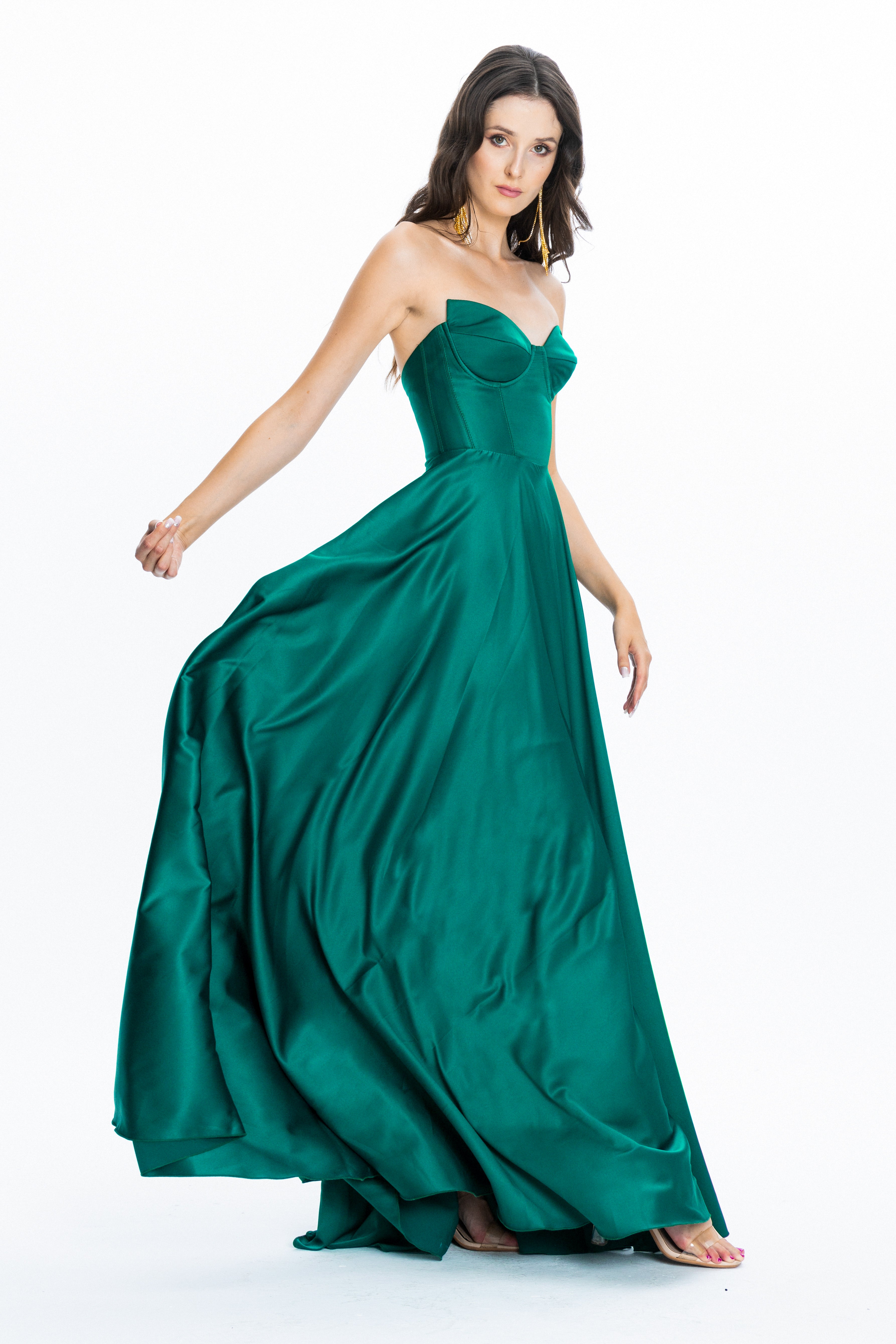 Viena Evening Gown Emerald Angelika Jozefczyk 5