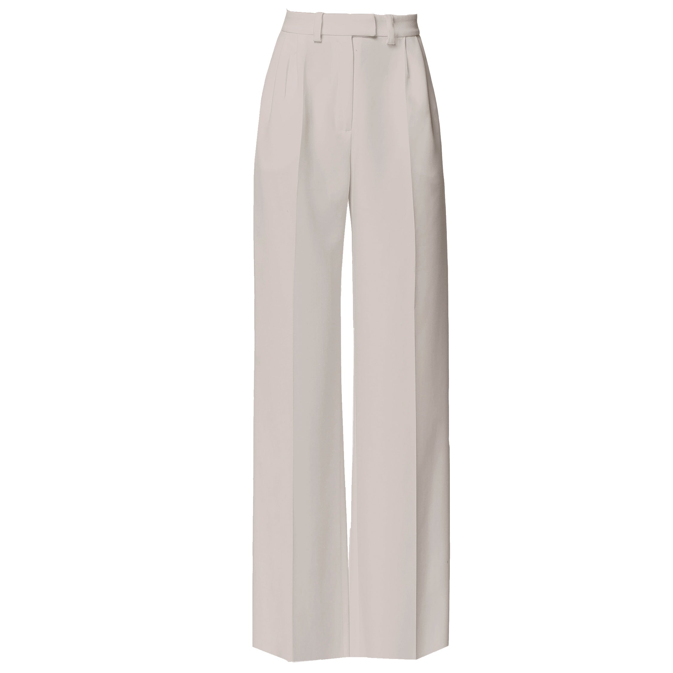 Wide High Waist Pants AngelikaJozefczyk Stone beige