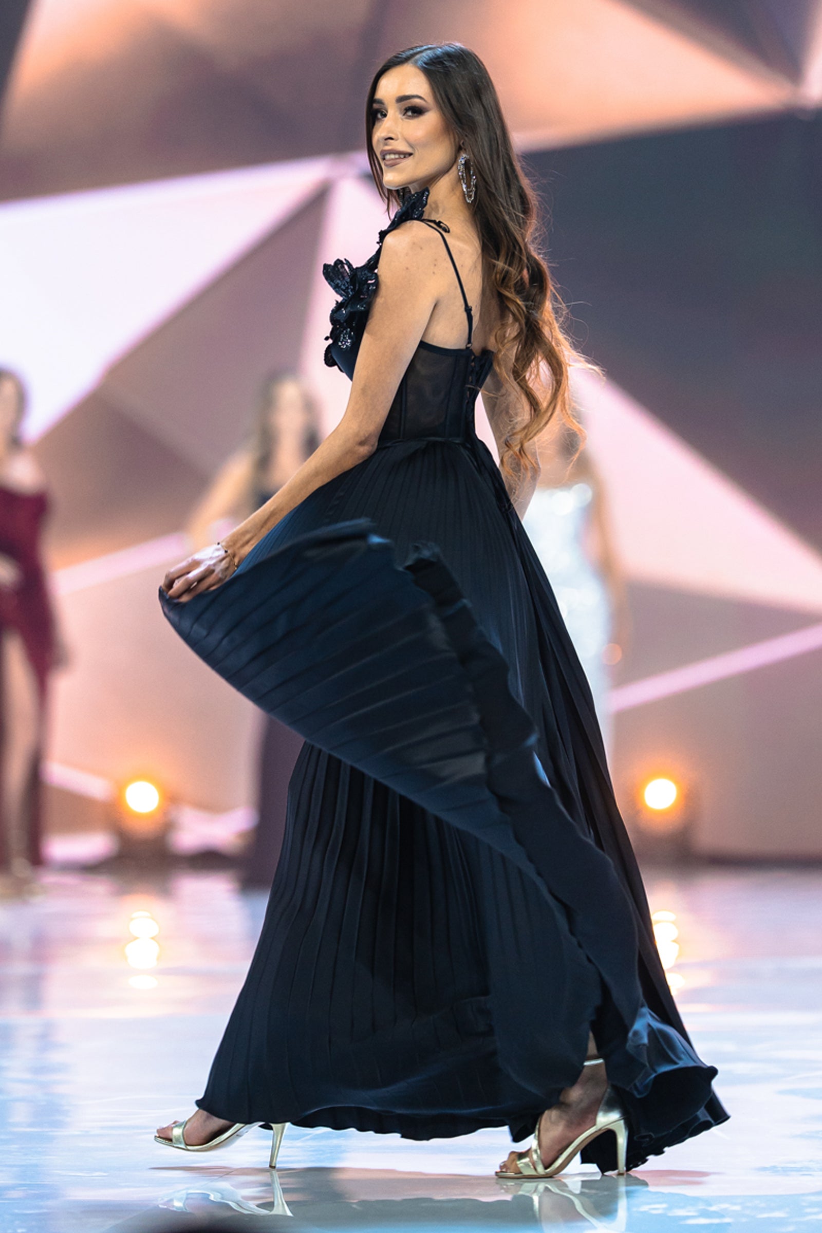 Orchidea Noir Evening Gown