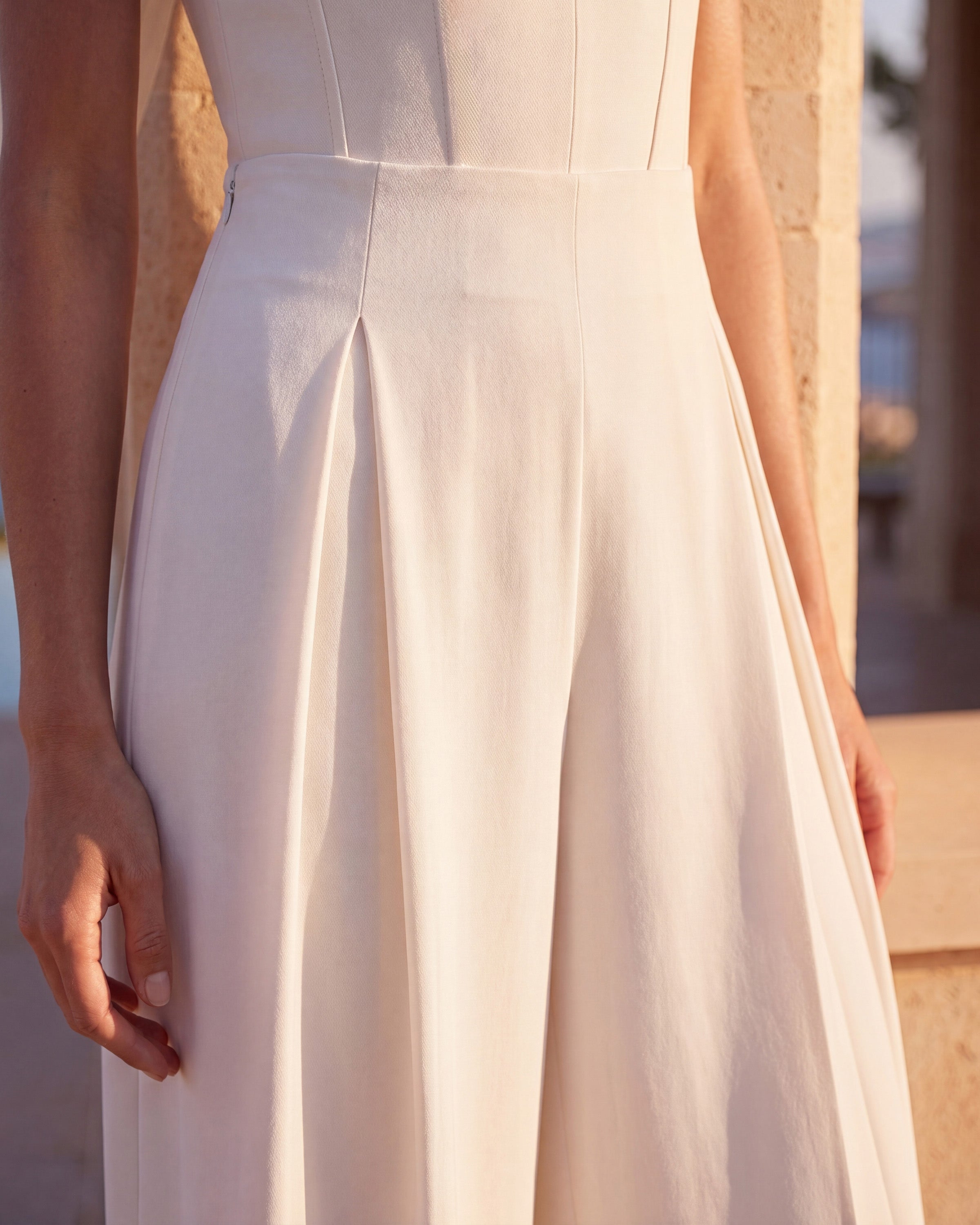 Hera Palazzo Trousers Ecru