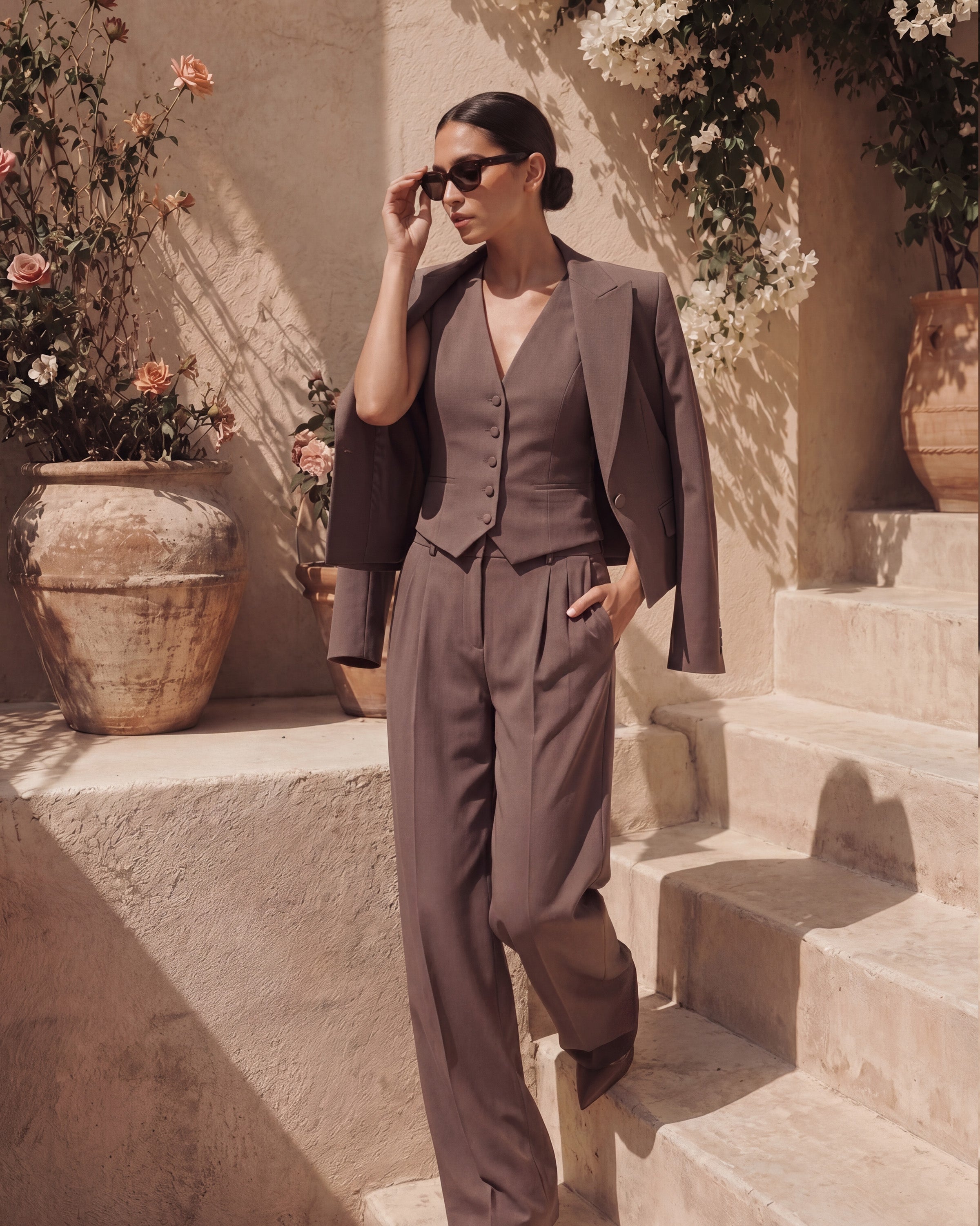 Sanremo Trousers  Truffle
