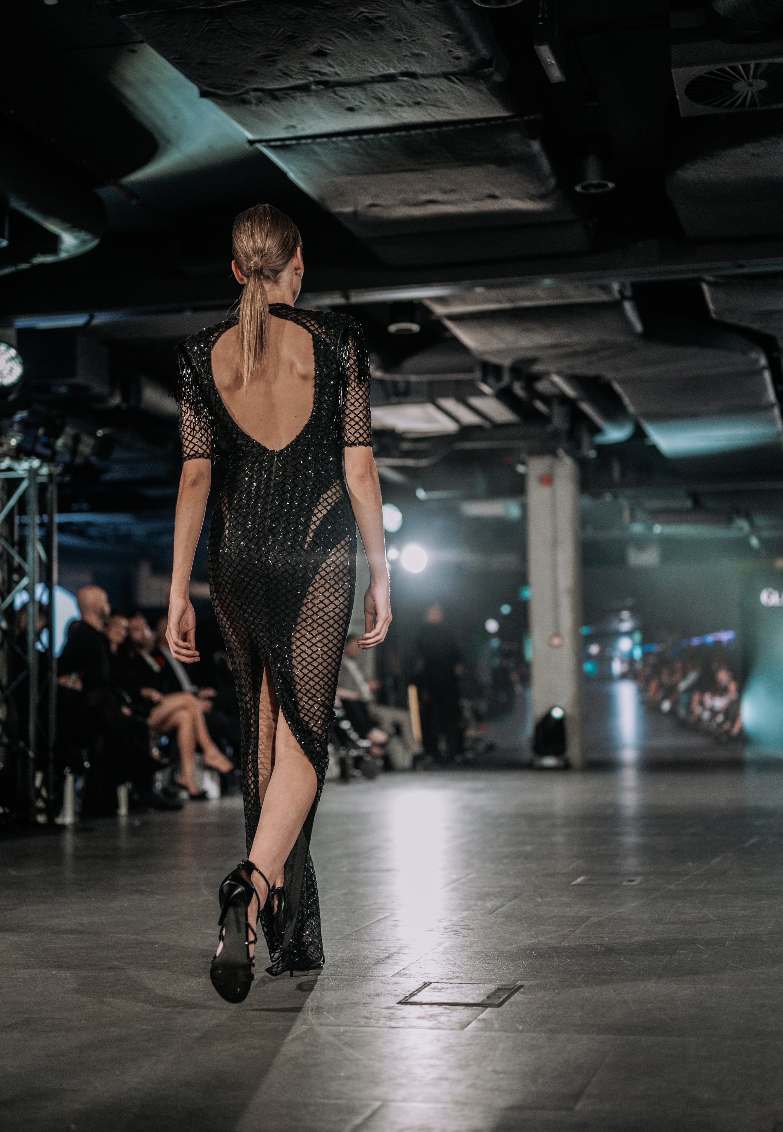 PREORDER Embelished Evening Gown with Fringes