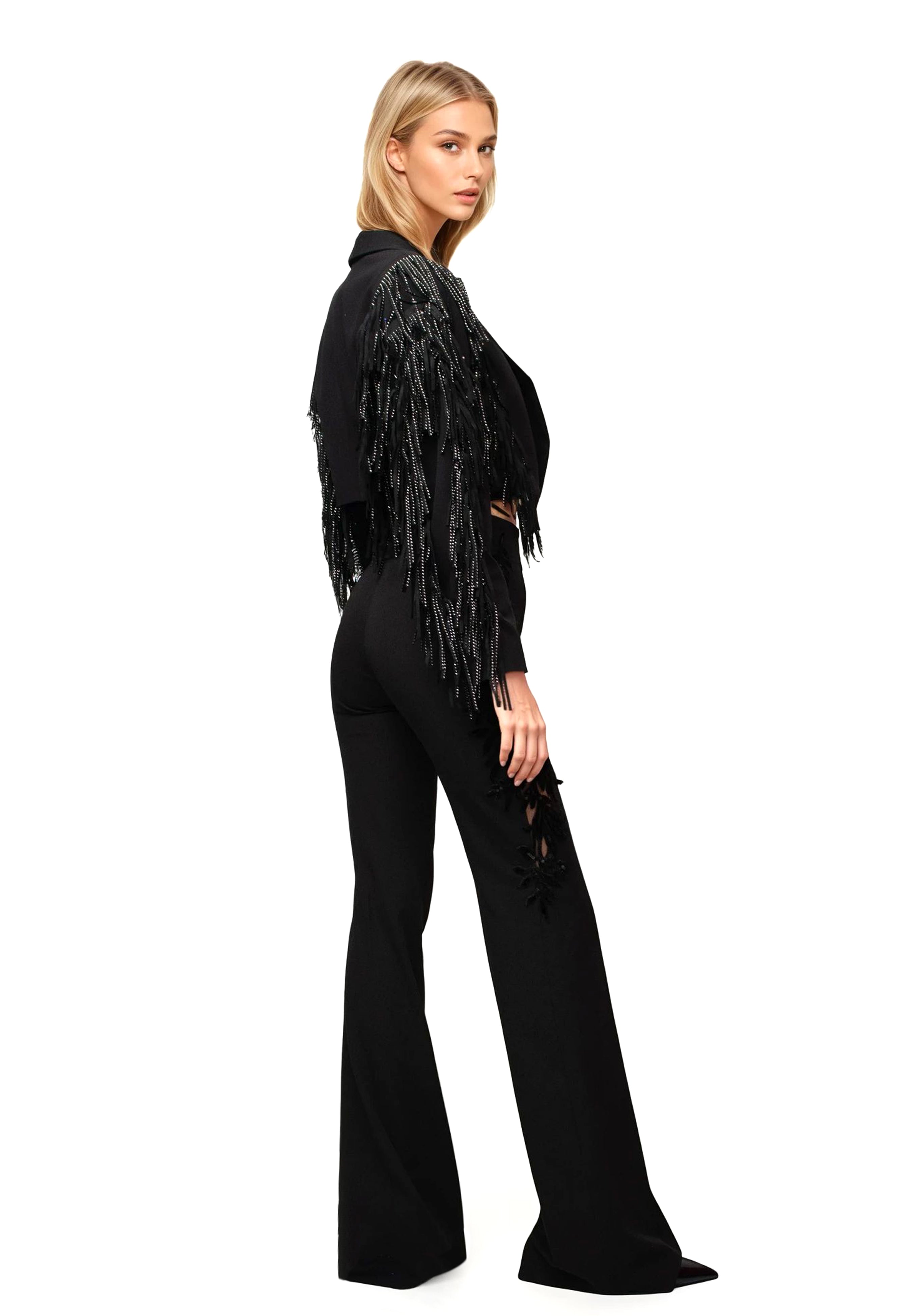 Blazer With Fringes