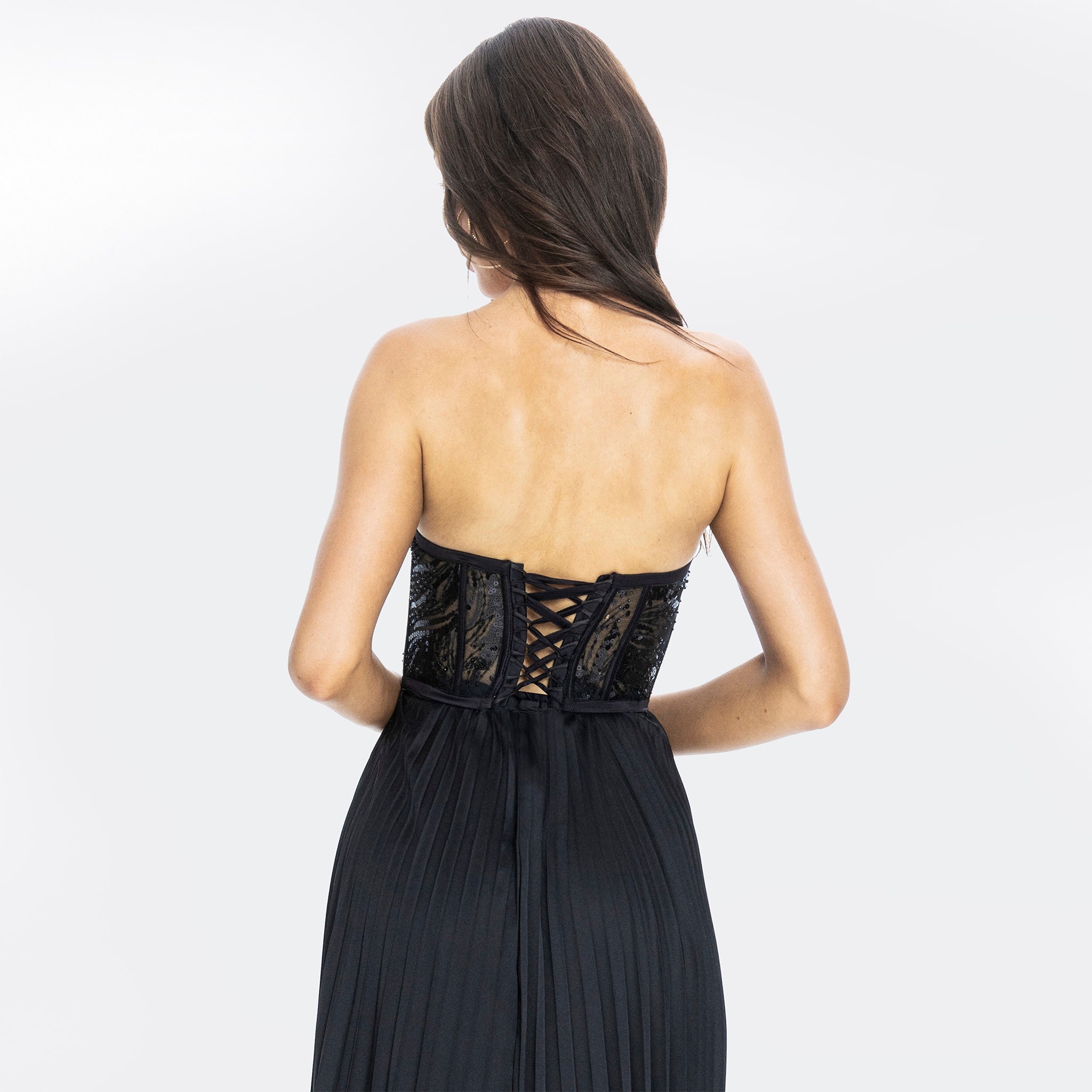 Embellished Corset Top Palermo Black