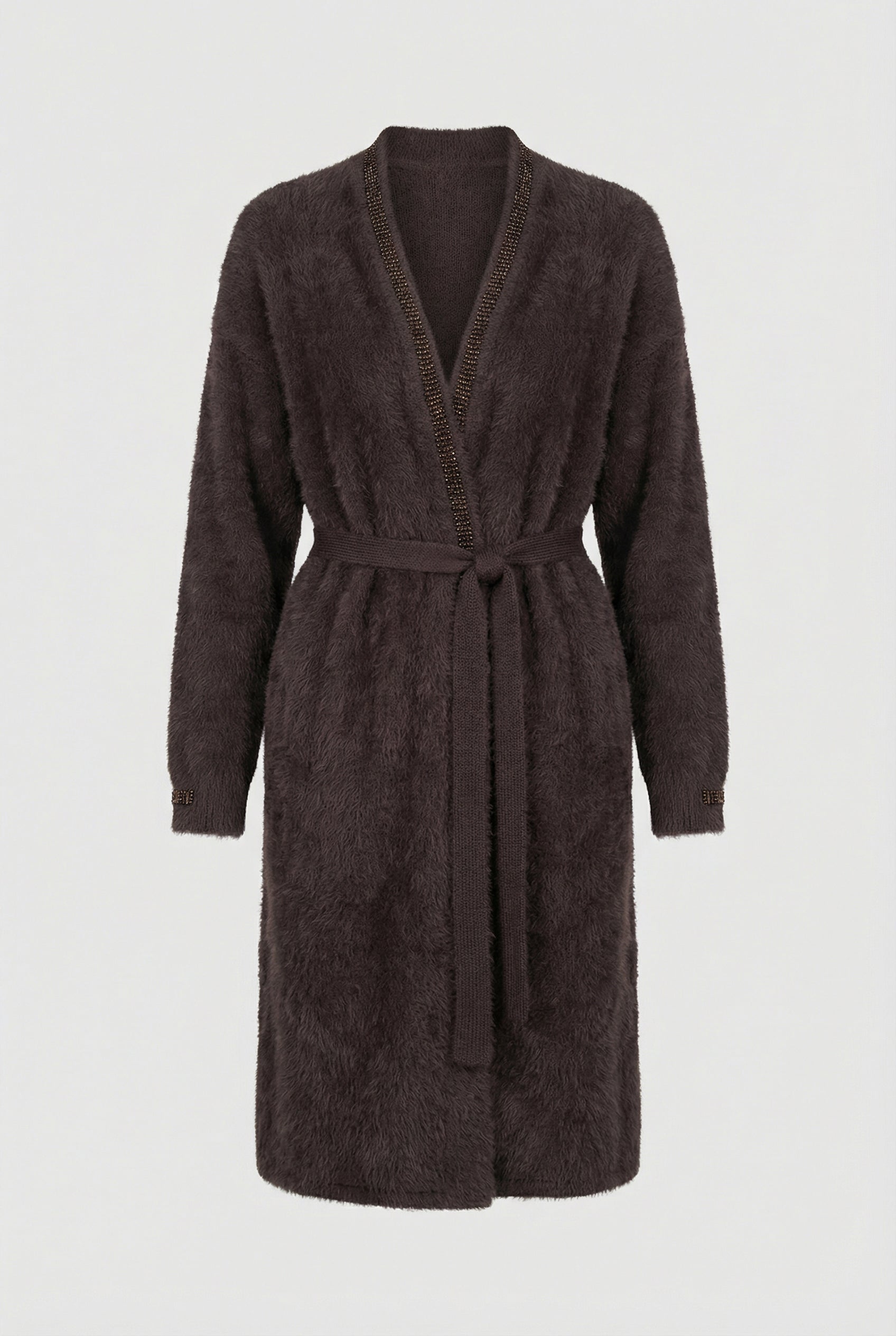 Kardigan z ozdobną taśmą GLAM WITCH