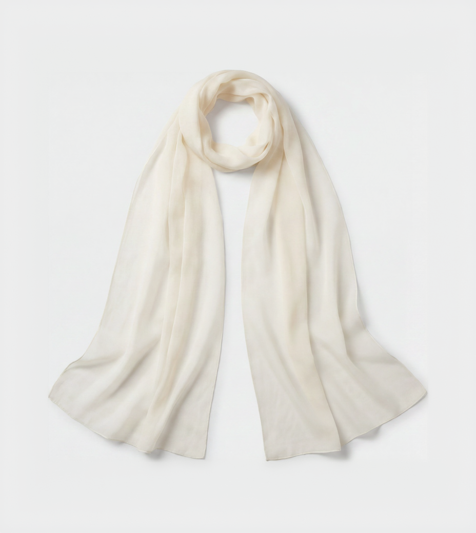 Chiffon Sash Ecru