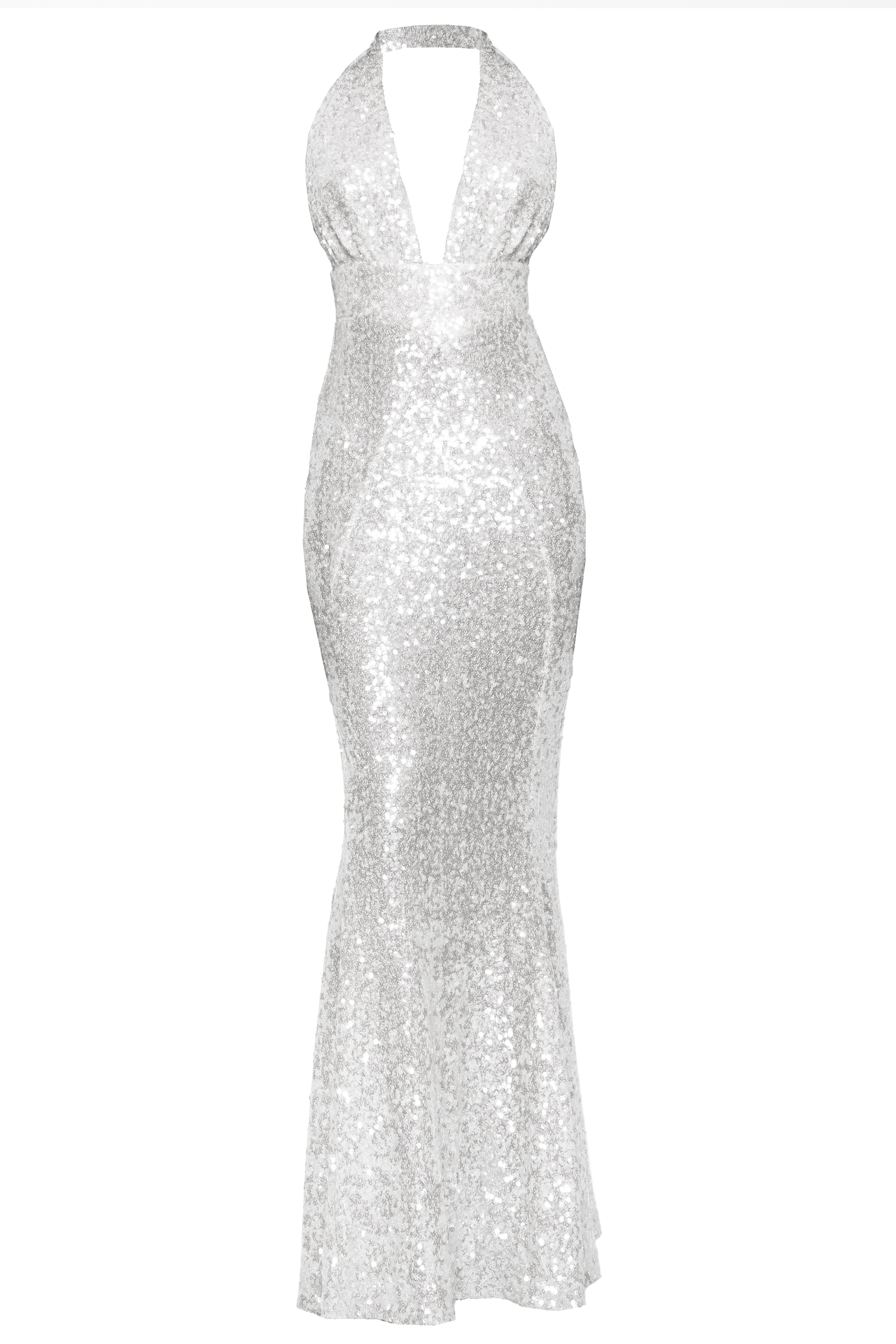 Lana Evening Gown Silver