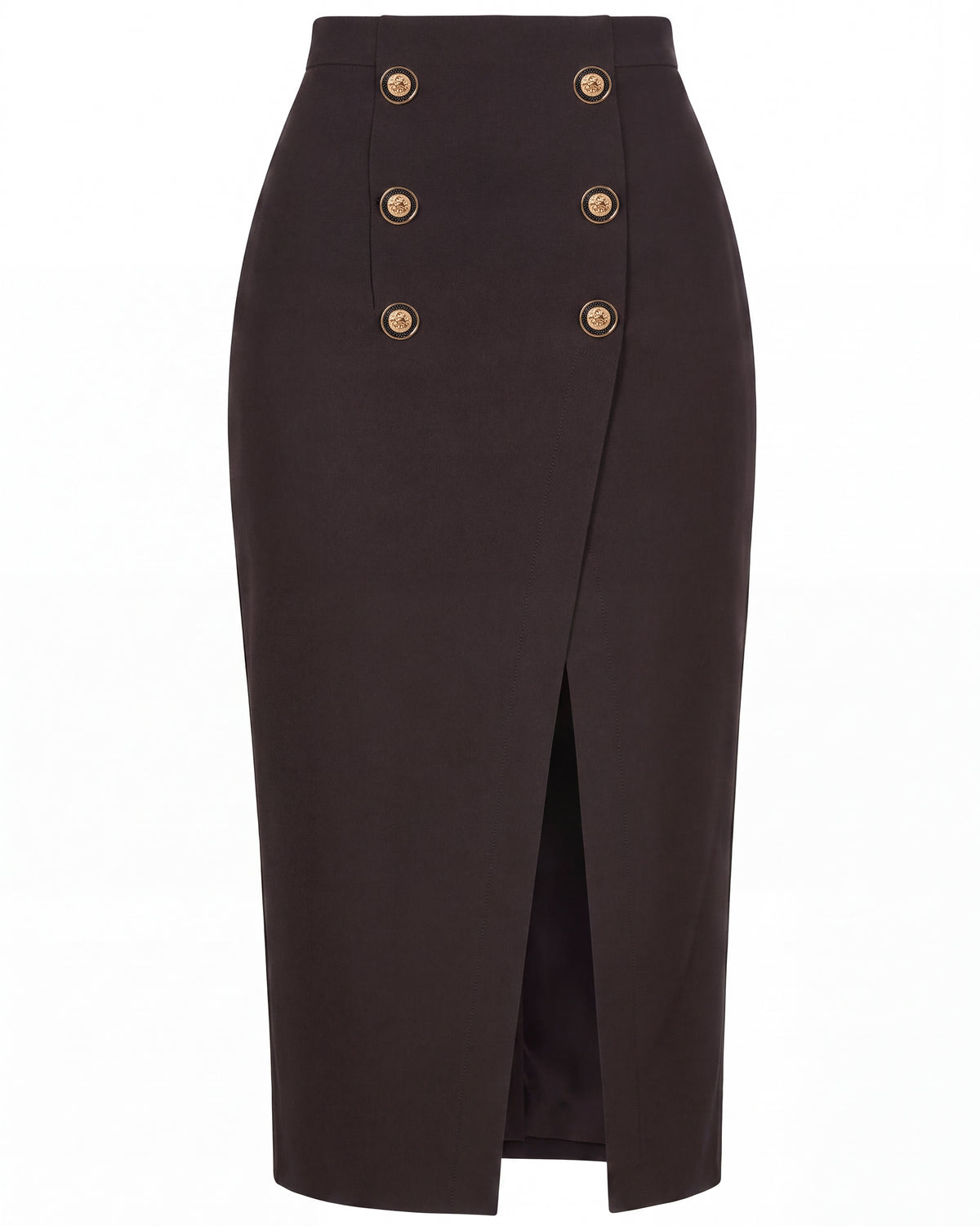 Monaco Pencil Skirt Brown