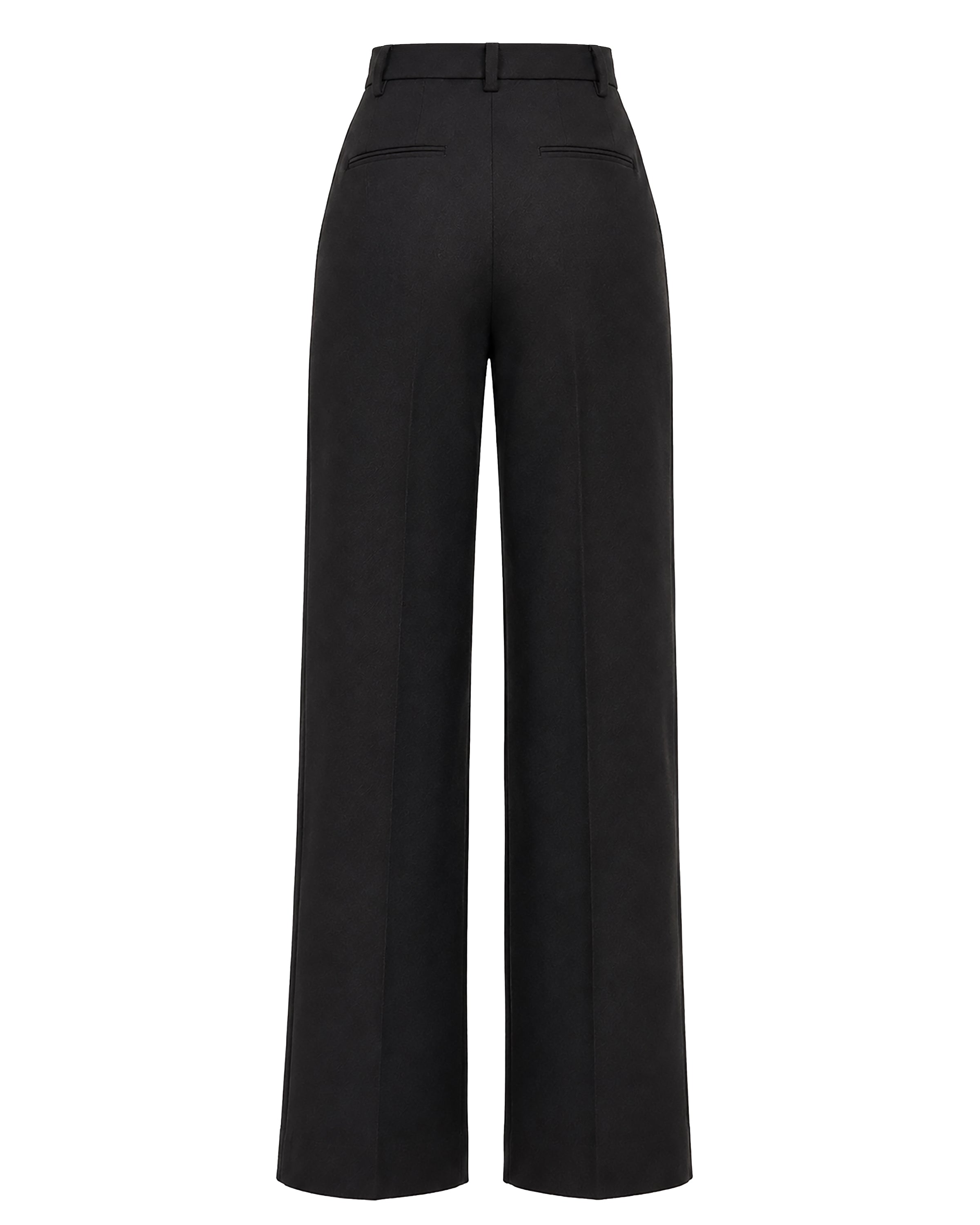 Monaco Black Suit Trousers