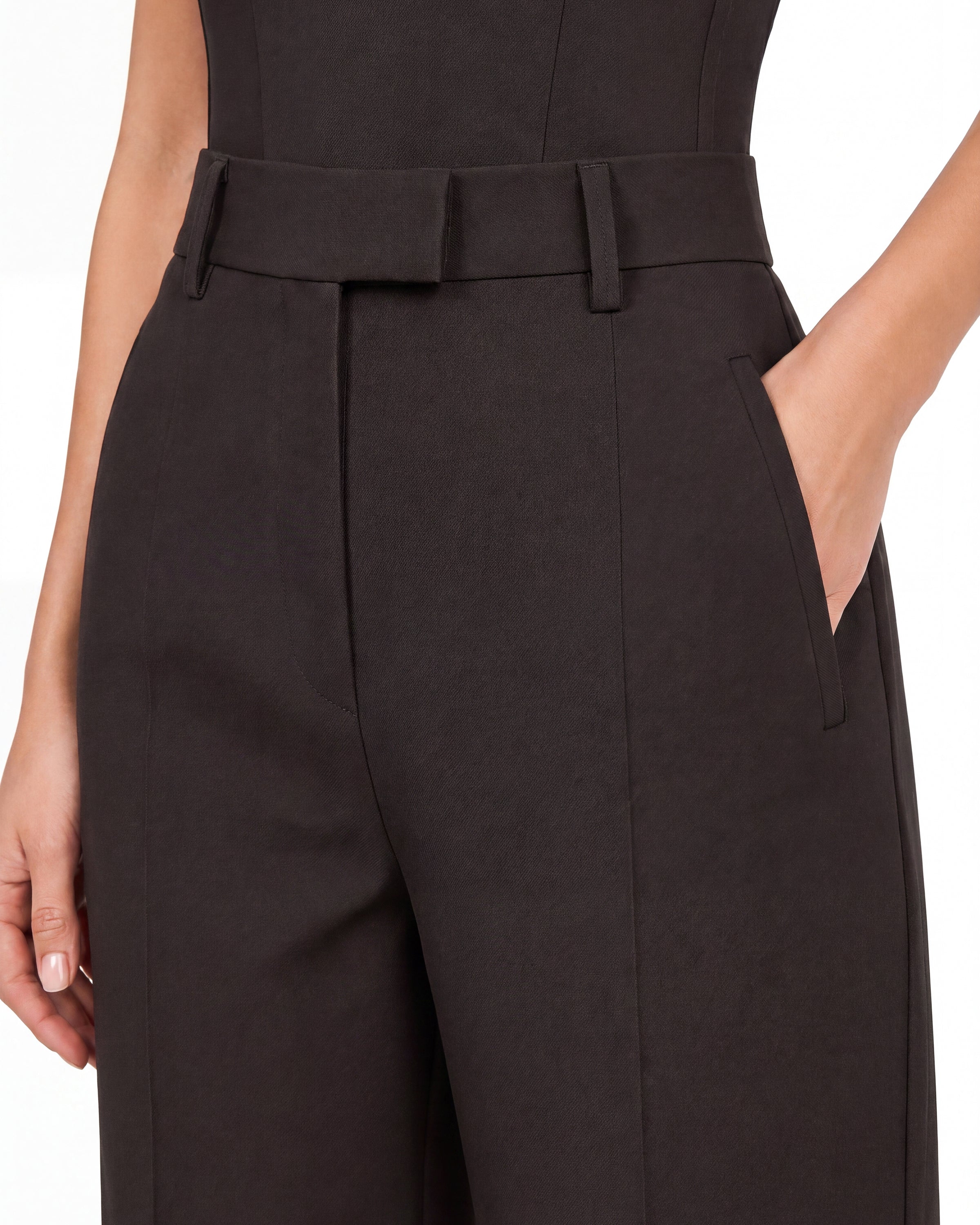Monaco Brown Suit Trousers