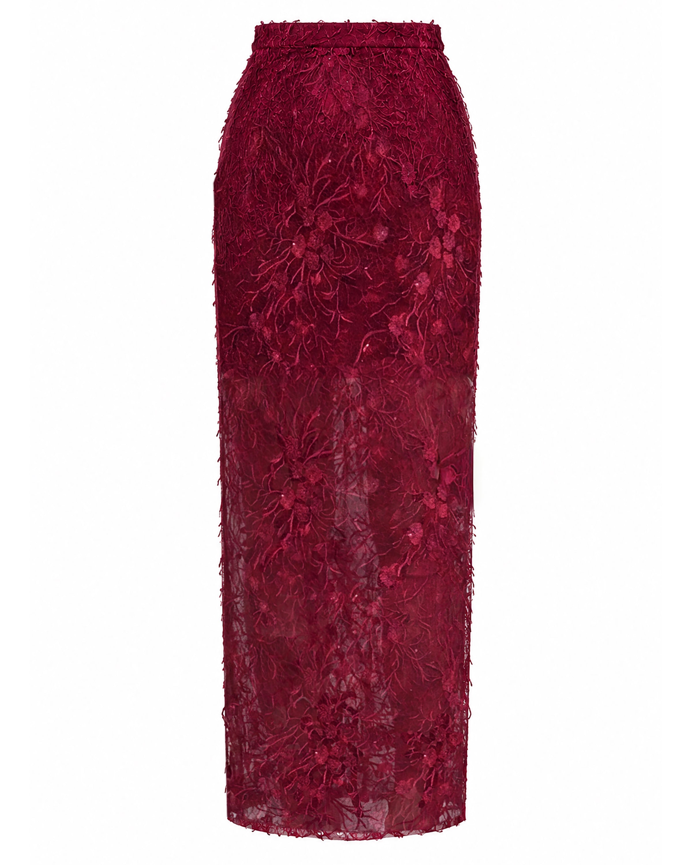 Catrice Lace Skirt Burgundy