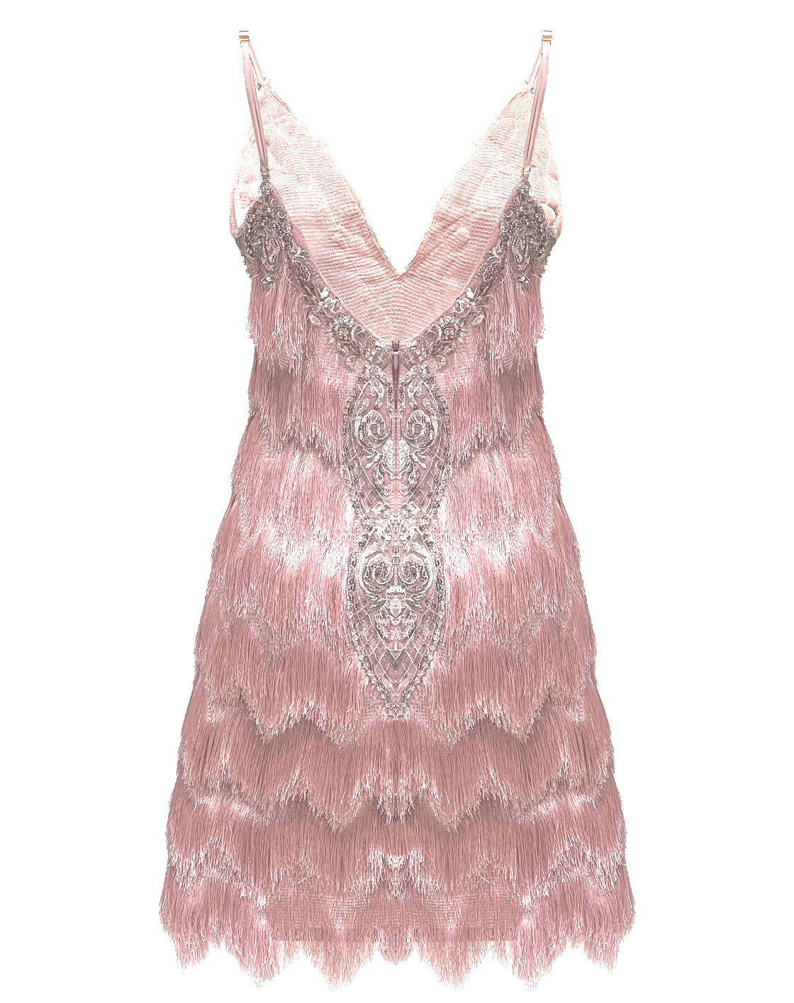 Gatsby Cocktail Dress Dusty Pink