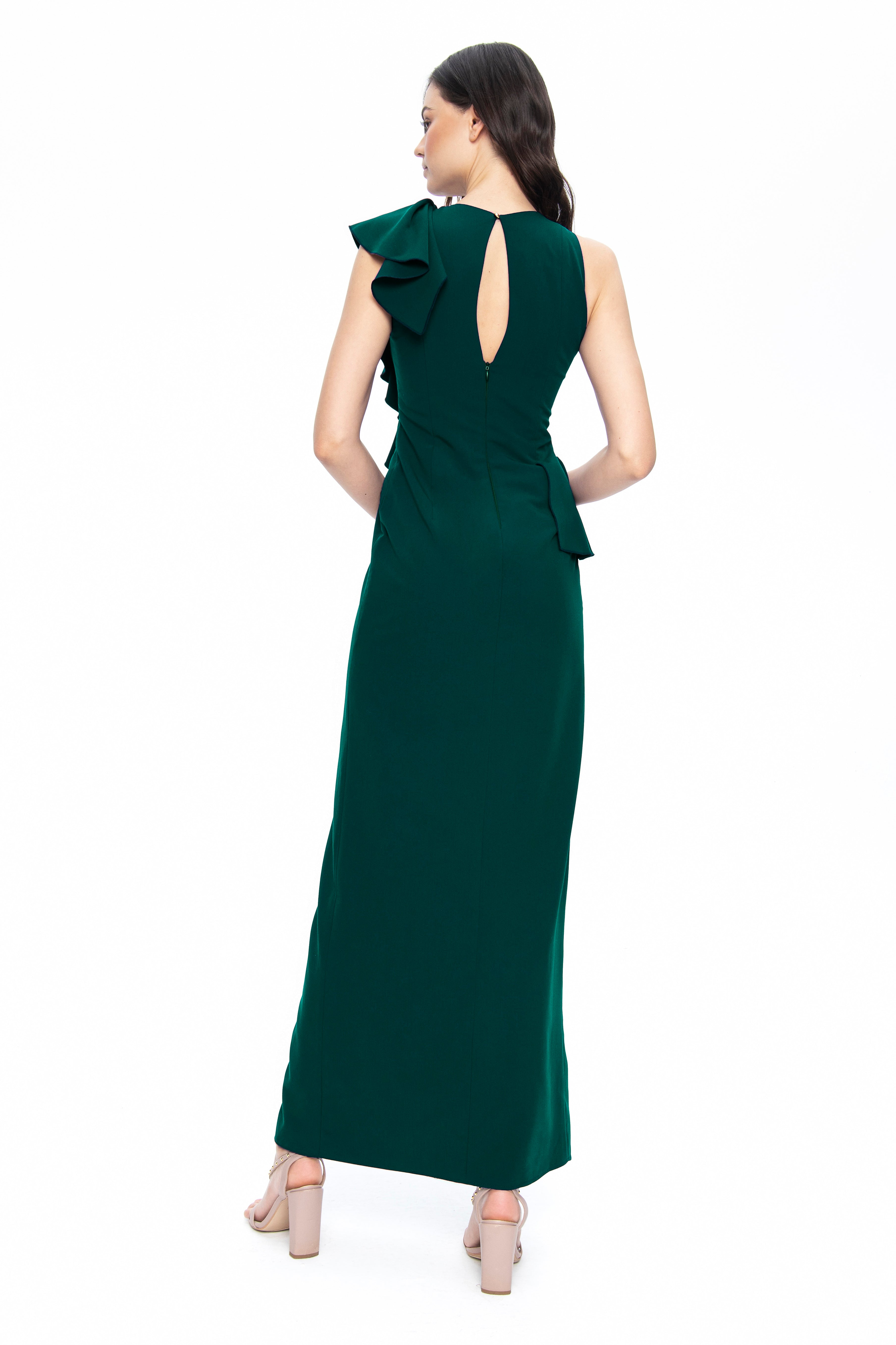 Robe de Soirée Luna Vert Emeraude