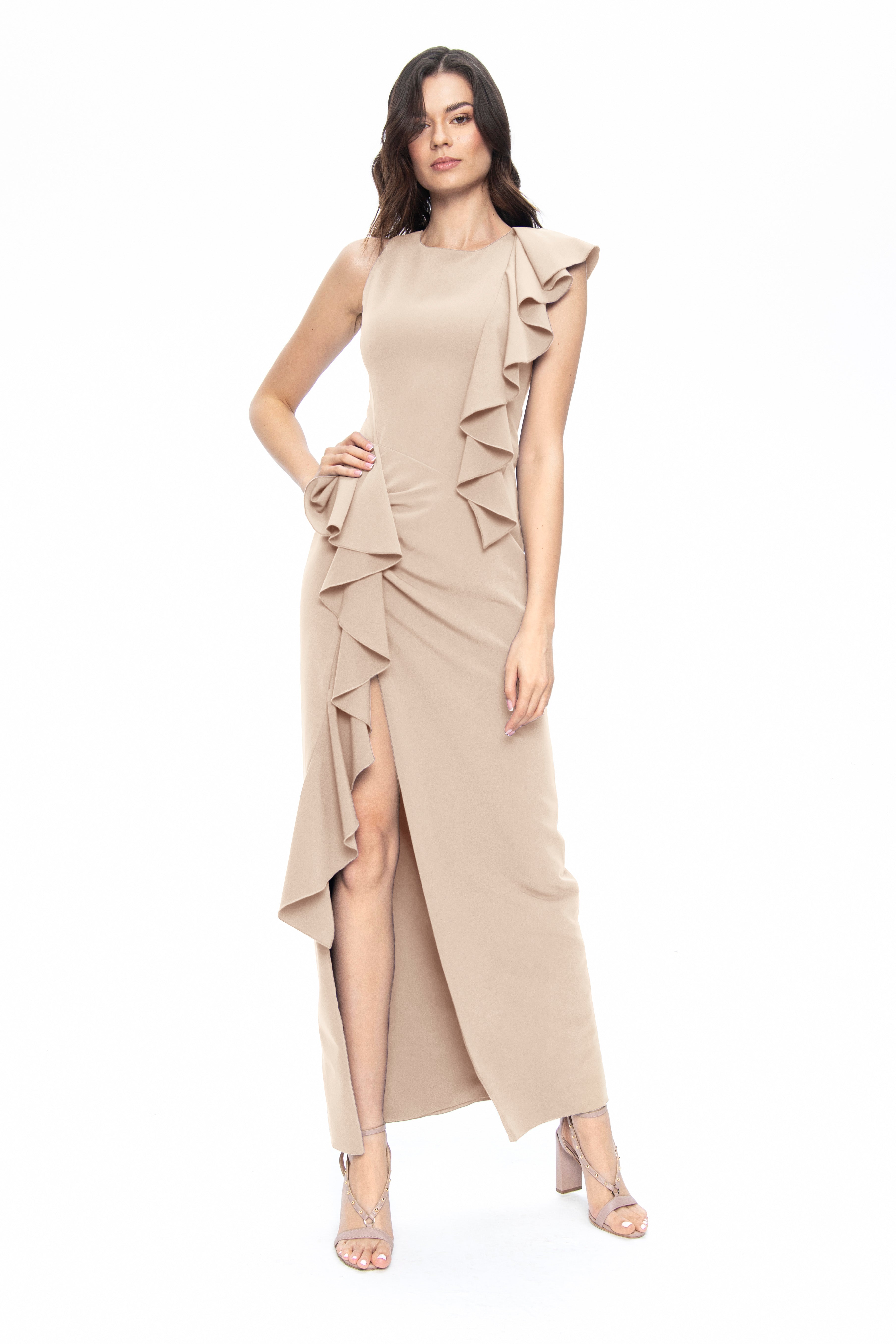 Evening Gown Luna Beige